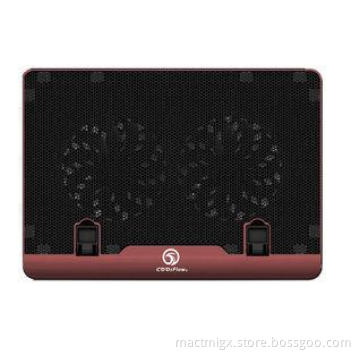 Black USB Laptop Cooling Pad with Fan for 12 inch Notebooks